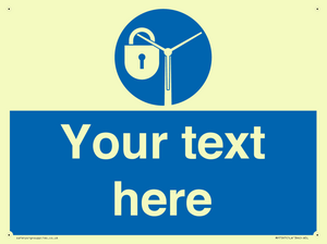 Custom mandatory lock rotor blades